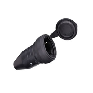 Rubber Trailing Socket 230V 16A IP44