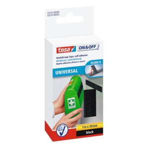 VELCRO TAPE (OFFICE) ,BLACK