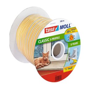 E-PROFILE 100M, WHITE, 100M: 9MM: 4MM: WHITE LENGTH/M: 100.00 WIDTH