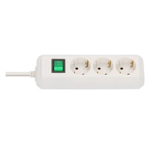 Eco-Line Extension Lead with Switch 3-Way White